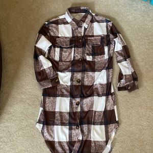 Amazon Long Thin Shacket Looking Shirt